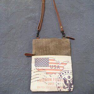 Myra Canvas Crossbody Bag